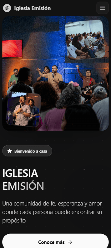 Preview movil de Iglesia Emision